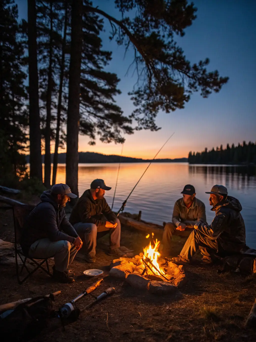 An image of anglers participating in a CDPS19-organized fishing competition, showcasing the competitive spirit and camaraderie.